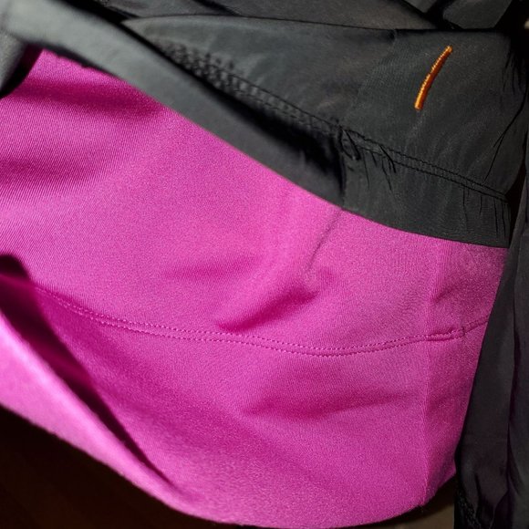 Lucy magenta/black Windbreaker Warm-up Jacket XS - Picture 3 of 8